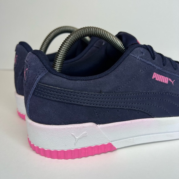 PUMA Women’s Carina Platform Lifestyle Sneakers 369864-13 Indigo/Pink Sz 9.5M - Picture 8 of 15